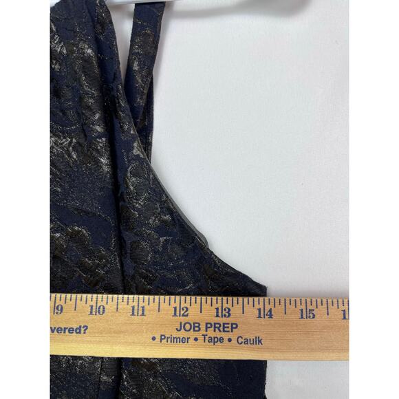 Vera Wang Womens 8 Gray Silk Blend Sleeveless Straight Cocktail Formal Dress - Picture 4 of 10